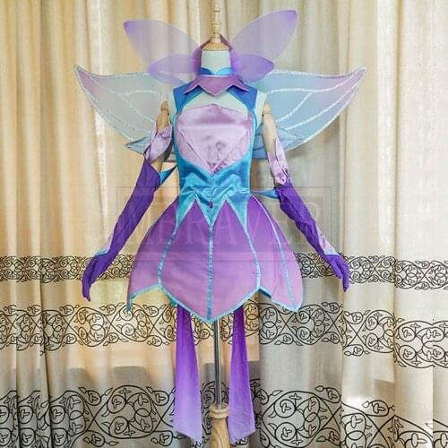 LOL the Lady of Luminosity Luxanna Crownguard Cosplay Costume Uniform Suits Christmas And Halloween Costumes Women Dress