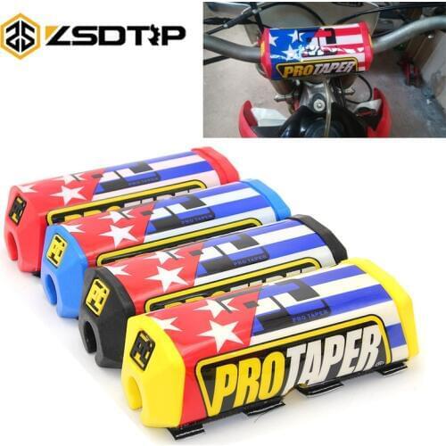 ZSDTRP Pro Taper Handlebar Pads Square Fat Bar Cheat Pad Handlebar Protector Chest 22cm/28cm Pit Dirt Bike Motorcross