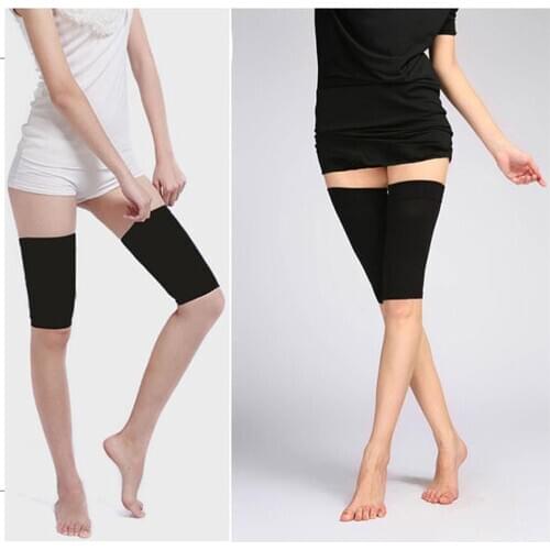 1 Pair Slim Thigh Leg Body Shaper Fat Burnning Compression Socks Weight Control for Body Slim ,Black