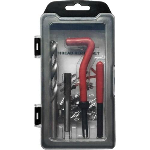 15pcs Helicoil Thread Repair Kit M10x1.0/1.25/1.5 w/ 10 Wire Thread Inserts MGO3