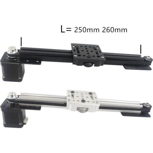 3d printer 2020 v-slot Z axis CNC sliding table 250mm 260mm synchronous belt slide linear actuator bundle kit set