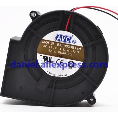 BA10033B12H-FAD AVC 9733 12V 1.32A Barbecue Furnace Turbine Cooling Blower Fan