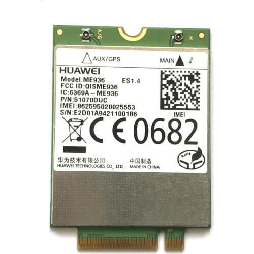 For ME936 4G LTE Modules NGFF Quad-band WCDMA/HSDPA/HSUPA/HSPA+ GPRS/EDGE Wireless M.2 Card