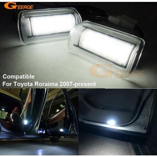 For Toyota Roraima 2007-present Excellent Ultra bright Smd LED Courtesy Door Light Bulb No OBC error car Accessories