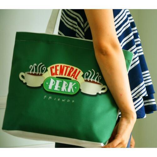 New Friends GREEN Central Perk Environmentally-Friendly Canvas Bags