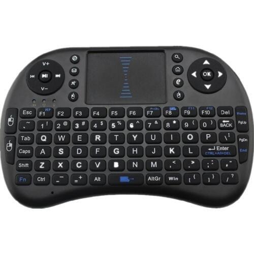 Elecrow Mini Wireless 2.4G Handheld QWERTY Keyboard Portable Gaming Keyboard with Touchpad for Smart TV Box/Raspberry Pi/HTPC
