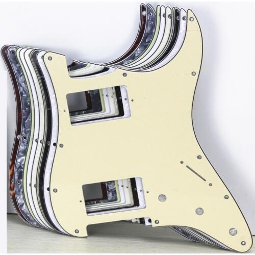 FLEOR Electric Guitar Pickguard HH 11 Holes Scratch Plate w/ Screws for American Standard FD ST Style Guitar Accessories