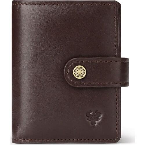 RFID Blocking Cowhide Genuine Leather Short Hasp Card Holder Auto Box for ID Card Credit Card Male Leisure Coin Purse Men Wallet