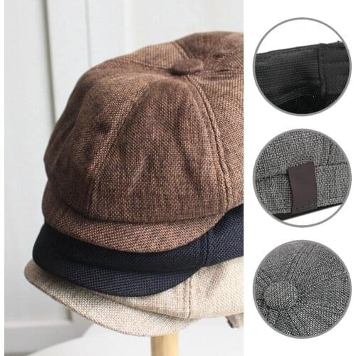 Reusable Elastic Vintage Elastic Men Beret for Show Casual Hat Reusable Elastic Vintage Elastic Men Beret for Show