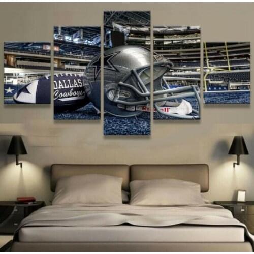 New 2021 Poster Wall Picture Modern Painting Frame Art 5 Panel Sport Home Decor Print On Canvas For Living Room Hand Painted