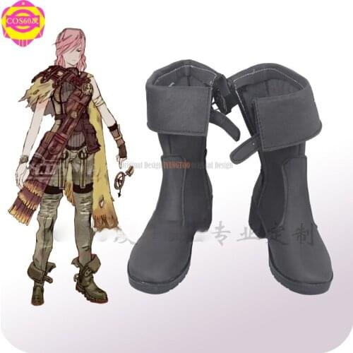 Final Fantasy Eclair Farron Anime Characters Shoe Cosplay Shoes Boots Party Costume Prop