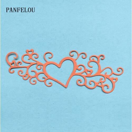 PANFELOU Metal craft Vines love die cutting dies for Scrapbooking/DIY Easter wedding Halloween cards Hand account