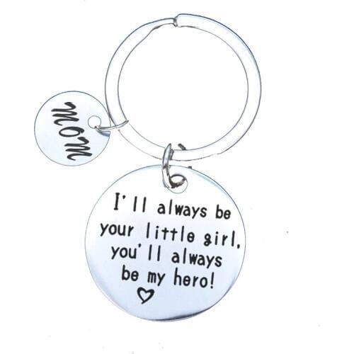 Mothers Day Gift For Mum Alloy Letter Keychain Birthday Present For Mom Dad Fathers Day Gift