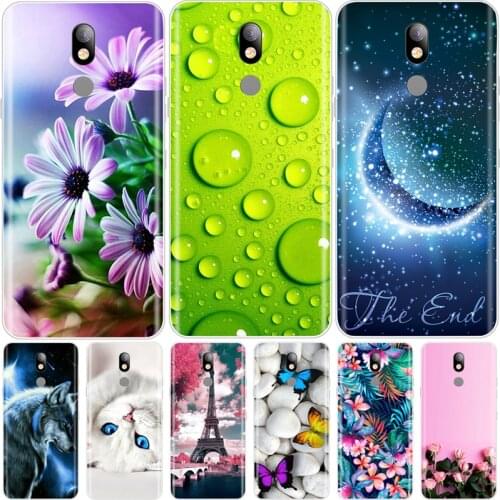 Silicone Case For LG K40 K 40 5.7 inch Case Soft TPU Cute Pattern Flower Phone Case For LG K40 K 40 2019 Back Cover Bumper Coque