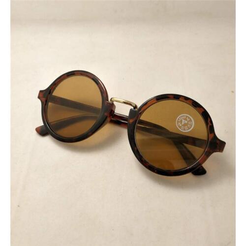 Crystal Sunglasses Women Men Tortoiseshell Transparent Eyeglasses Frame Retro Round Shade Sunglasses Fashion Eyewear UV400 L3