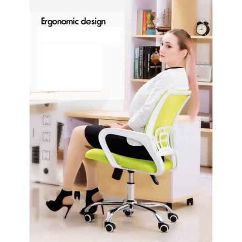 Louis Fashion Office Computer Chair Back Latex Student Study Chair Bow Simple Home Comfortable Swivel Chair