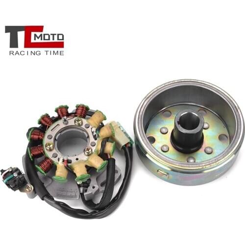 TCMOTO Motorcycle Generator Stator Coil Comp For Yamaha Banshee 350 YFZ350 1987 1988 1989 1990 1991 1992 1993 1994