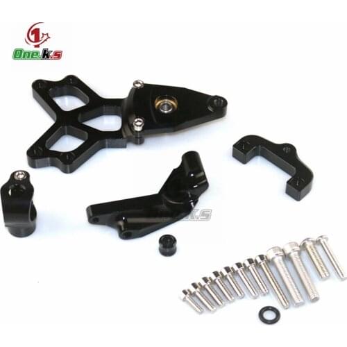 Universal Motorcycle Adjustable Steering Damper Stabilizer Mounting Bracket For HONDA CBR1000RR 2008 09 10 11 12 13 2014