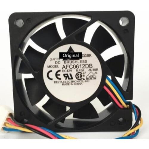 Original new 100% working AFC0612DB-F00 60x60x15mm Cooling Fan, 7200 RPM, 29.24 CFM, 47.5 dBA PWM 4-pin connector