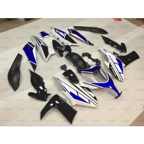 XP 500 2008 - 2012 Body Kits T-MAX 500 2009 Fairing XP 500 11 10 White Blue Black Body Kits