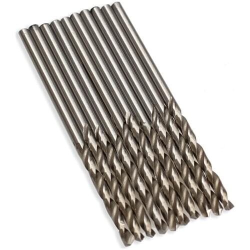 10PCS/Set HSS Twist Drill Bit 2.5mm/3mm/3.5mm Micro HSS Twist Drilling Auger Bit for Electrical Drill Woodworking Power Tool
