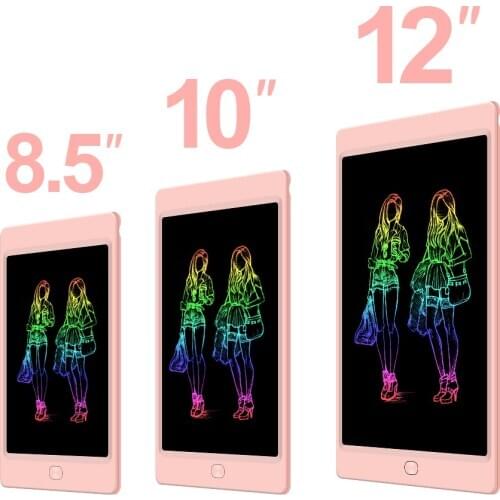12 Inch LCD Writing Tablet, Colorful Doodle Board for Office, 8.5" Toddler Drawing Pad Writing Board for Kids, Christmas Gifts