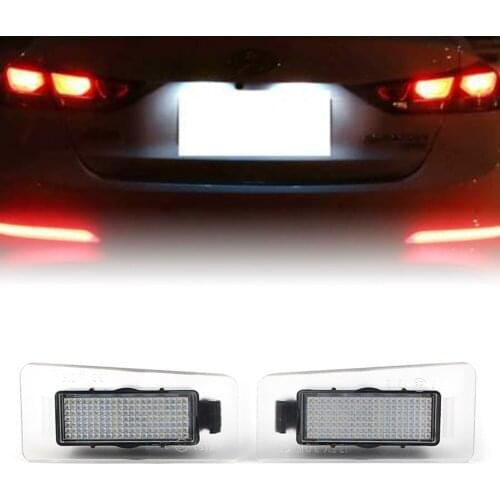 I30 Auto 18LED Number License Plate Light Lamp for Hyundai Elantra 2011 2012 2013 2014 2Pcs