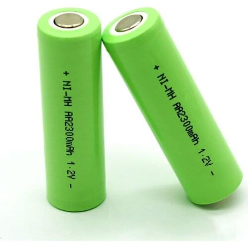 2017 NI-MH 2300 mAh 1.2V AA Rechargeable Battery For LED Flashlight battery