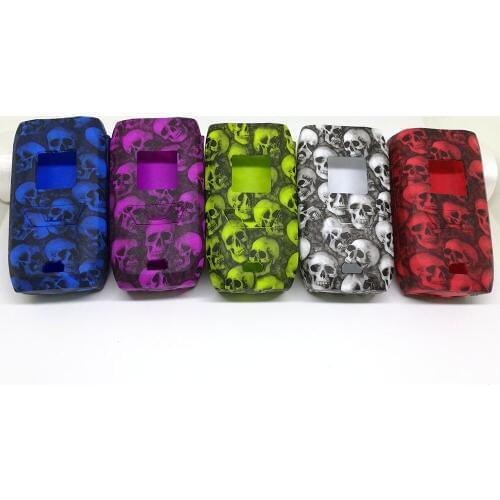 5 pcs different colors Design Skull Head Protective silicone case cover sleeve For Vaporesso Revenger 220 Kit Protective Case