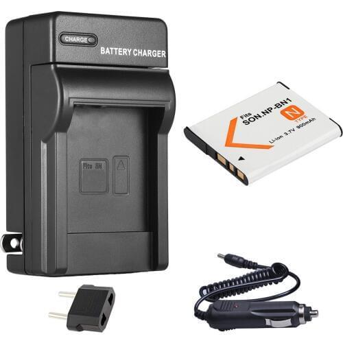 Battery Pack + Charger for Sony NP-BN1, NPBN1, NP-BN, NPBN LITHIUM-ION N Type