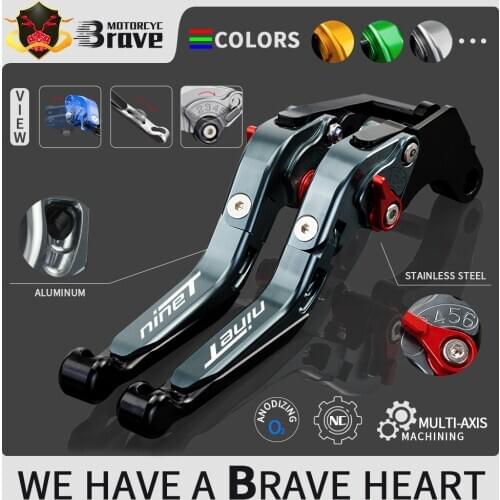 Motorcycle Accessories Extendable Adjustable Foldable Handle Levers Brake Clutch Lever For BMW R nineT RNINET 2014 2015 2016