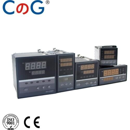CG REX-C100 K E PT100 Multiple Input SSR Relay Double Output Digital Electronic Analog PID Programmable Temperature Controller