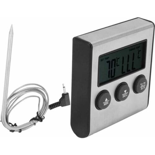 Digital Meat Thermometer Food Temperature Meter With Folding Probe For Home