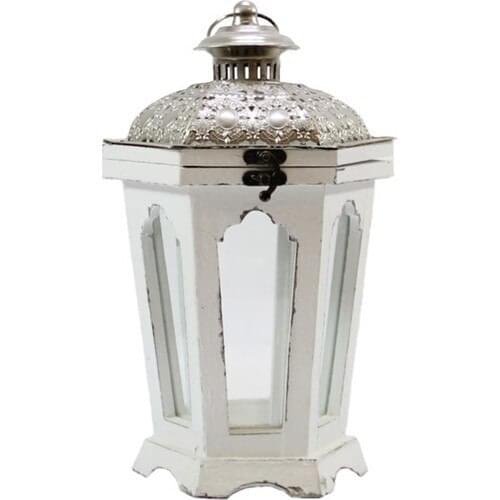 Dekorsende Decorative White Candlesticks