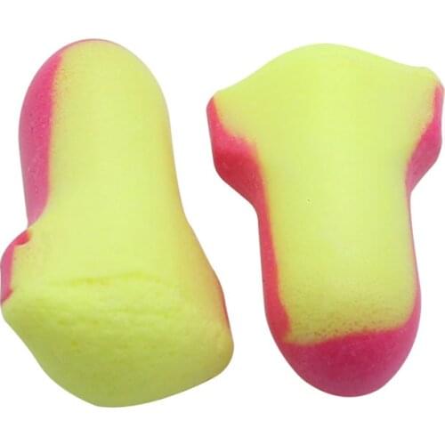 ESCAM 10 Pairs Disposable Uncorded Foam Earplugs Snore Sleep Hearing Protections Ear Protector Earplugs Earmuff
