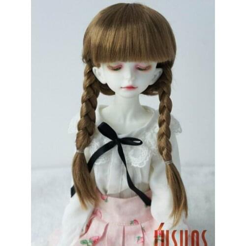 JD018B 1/8 1/6 1/4 Cutel doll wigs size 5-6inch 6-7inch 7-8inch synthetic mohair BJD wigs Anne double braid wig