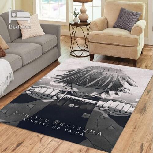Agatsuma Zenitsu Carprt Rug for Living Room Bedroom Rug Decoration Home Non-slip Rugs Floor Mat Dropshipping