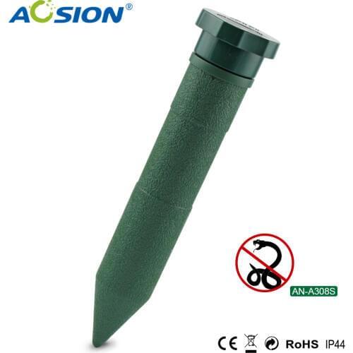 Aosion Garden Battery plastic rodent snakes repeller repellent emitting sound and vibration to repel snake AN-A308S