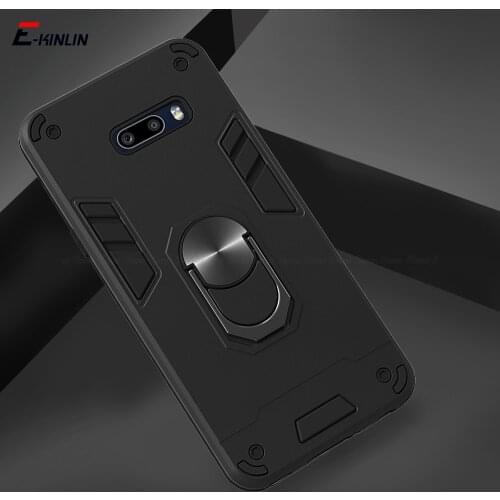 Shockproof Armor Magnetic Ring Holder Stand Phone Case For LG G8X V60 V50S ThinQ 5G Back Cover