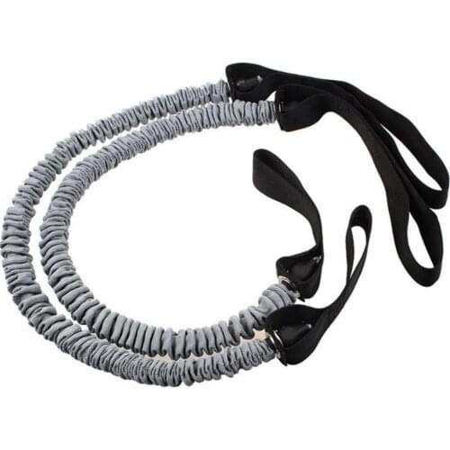 Roller Wheel Pull Rope Waist Fitness Equipment Resistance Part Building Bands Body Sport Exercise J5X1