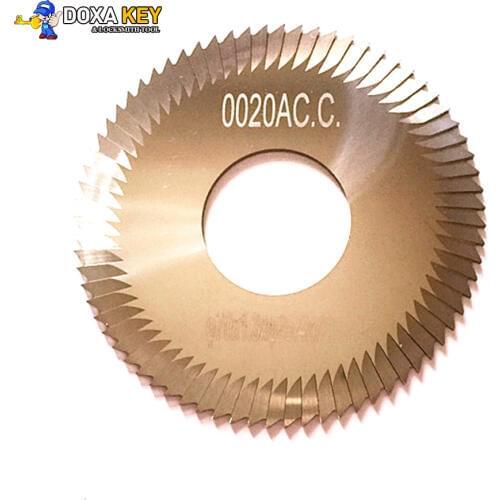 Carbide Flat Milling Cutter 0020A C.C ( 70x1.3x22 ) For WenXing key cutting machine 100D.100E.100E1.100F.100F1