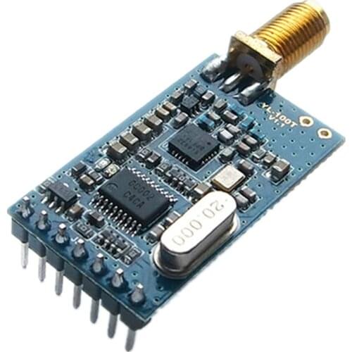 YL-100T 433Mhz 915Mhz wireless data transmission module 3.3V/5V single chip TTL transparent transmission 1km
