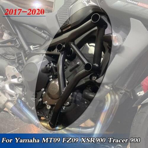Engine Guard Crash bar for Yamaha MT09 FZ09 XSR900 Tracer 900 Bumper Stunt Cage MT FZ 09 2017 2018 2019 Motorcycle Accessories