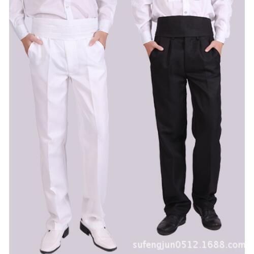 1piece Men pants Hosted performance trousers Wedding Slim Fit Groom pants For men