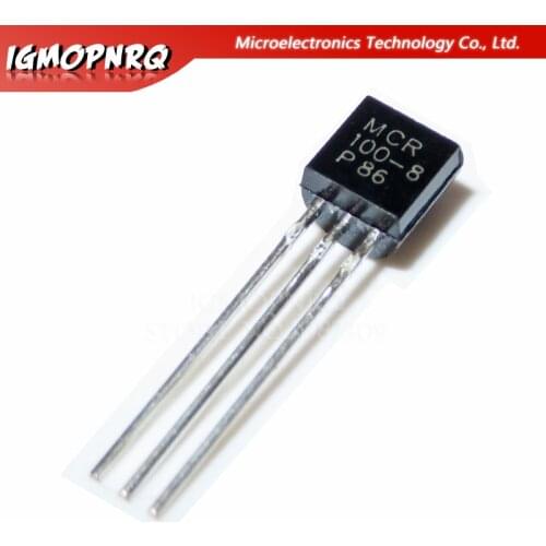 100pcs MCR100-8 100-8 MCR100 TO-92 SCRs 600V 800mA new original