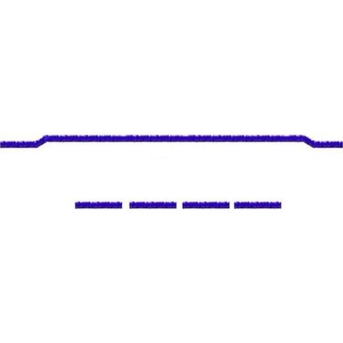 5Pcs Plush Strips for Dyson V6 V7 Vacuum Cleaner Soft Roller Head Soft Plush Strips Replacement Vacuum Cleaner Parts