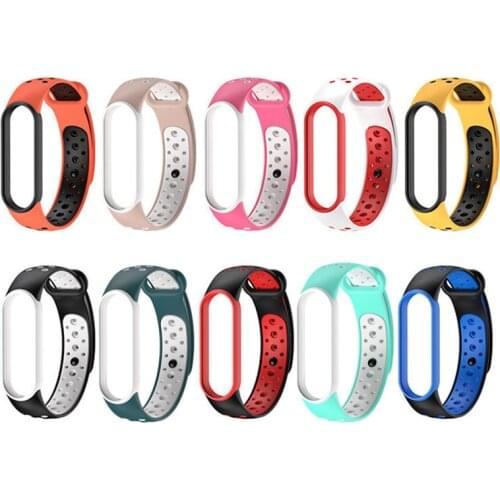 5pcs Strap For Xiaomi Mi Band 6 5 Replaceable Bracelet Silicone TPU Soft Wristband For Xiaomi Band 5 Band 6