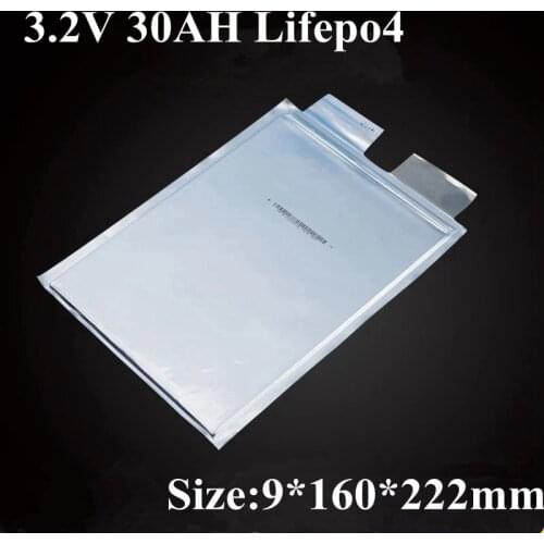 1pc 30Ah 3.2v Lifepo4 30ah Cells 8C 100A Discharge 30ah Lifepo4 Battery for 12v 30ah Battery Pack Diy Lithium Electric Bike 20ah