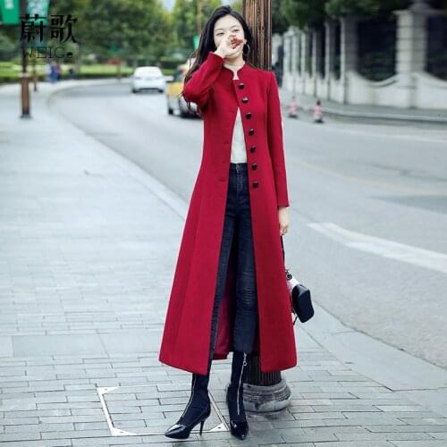 Casacos Femininos Winter Coat Women Long Cashmere Female Overcoat Fashion Greatcoat S-XXXL