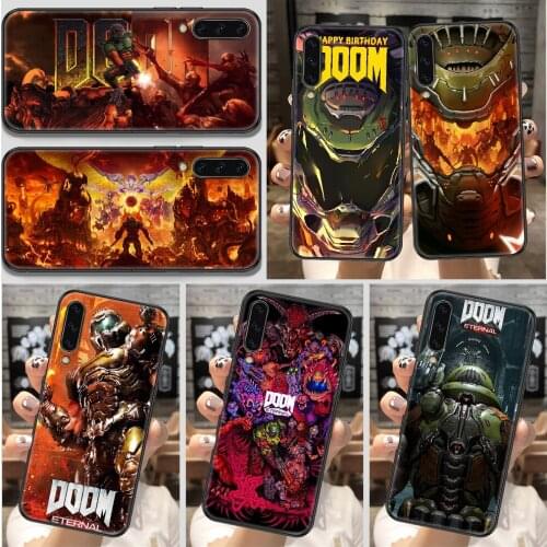 Doom Game Phone Case For Samsung Galaxy A 10 12 20E 21S 30 32 40 50 51 52 70 71 72 5 6 7 2016 2018 black 3D Etui fashion back